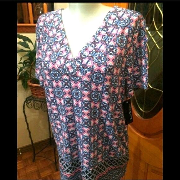 Kim Rogers women's multi colored top size S. - Picture 6 of 6